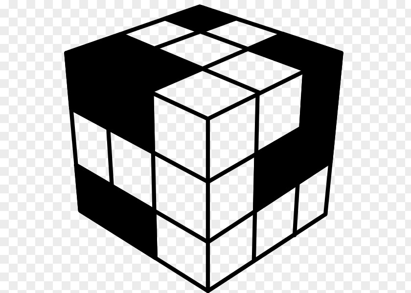 Cube Rubik's Puzzle Coloring Book Clip Art PNG