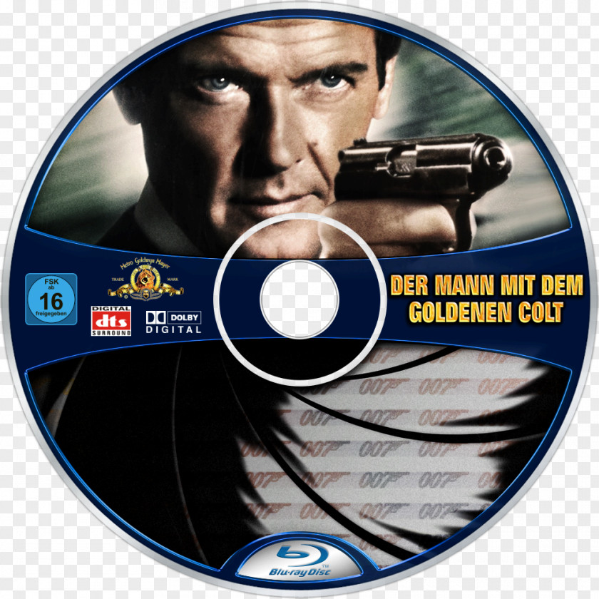 James Bond The Man With Golden Gun Blu-ray Disc DVD YouTube PNG