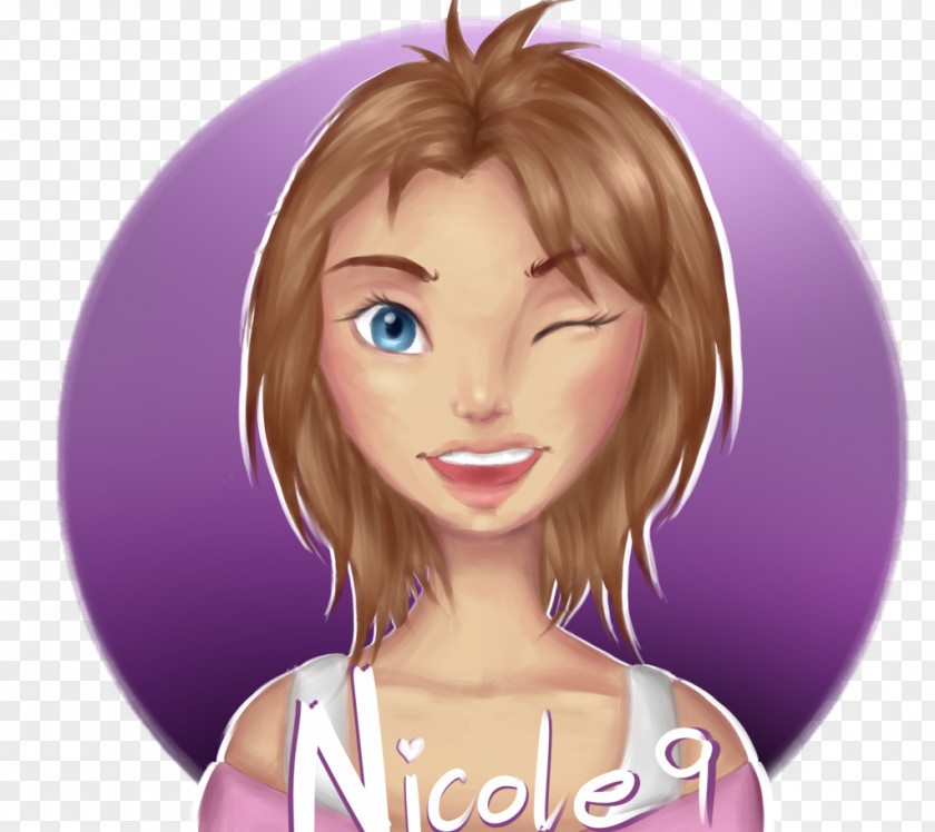 Barbie Nose Long Hair Eyebrow PNG