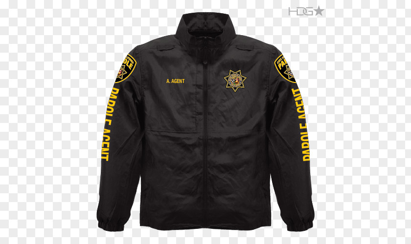 Black Denim Jacket California Department Of Corrections And Rehabilitation T-shirt Parole Windbreaker PNG