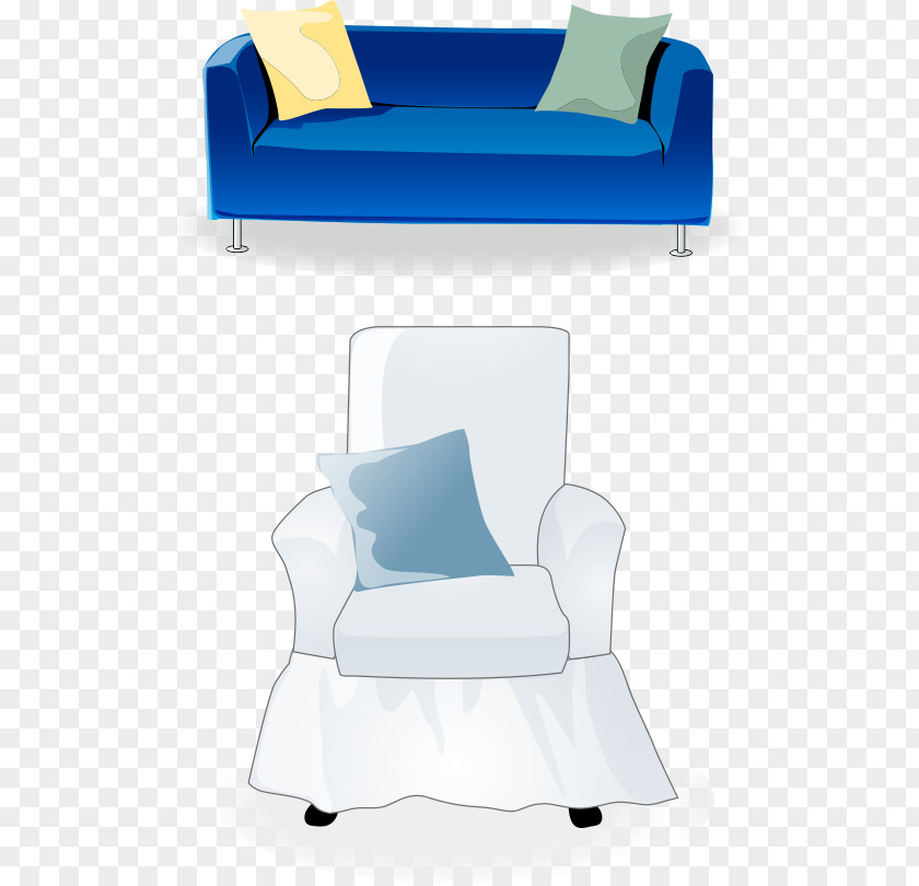 Cartoon Painted Sofa Couch Furniture PNG