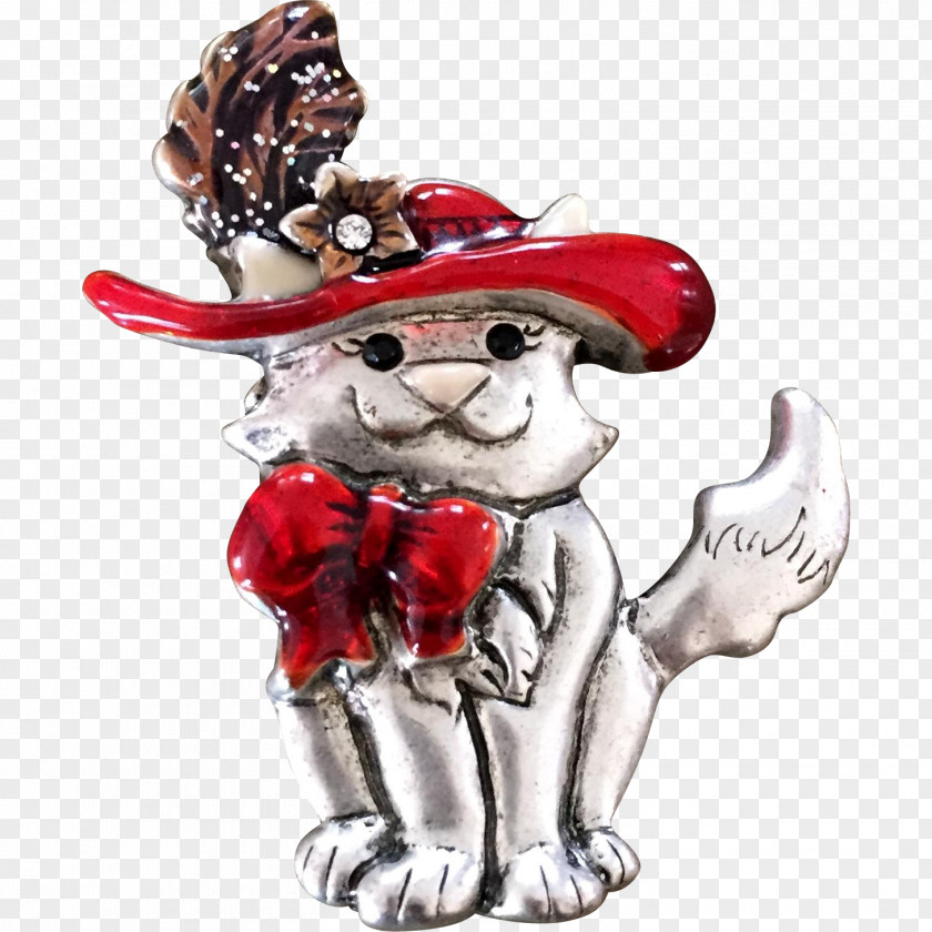Cat Dog Christmas Hats Ornament Figurine Character Cartoon PNG
