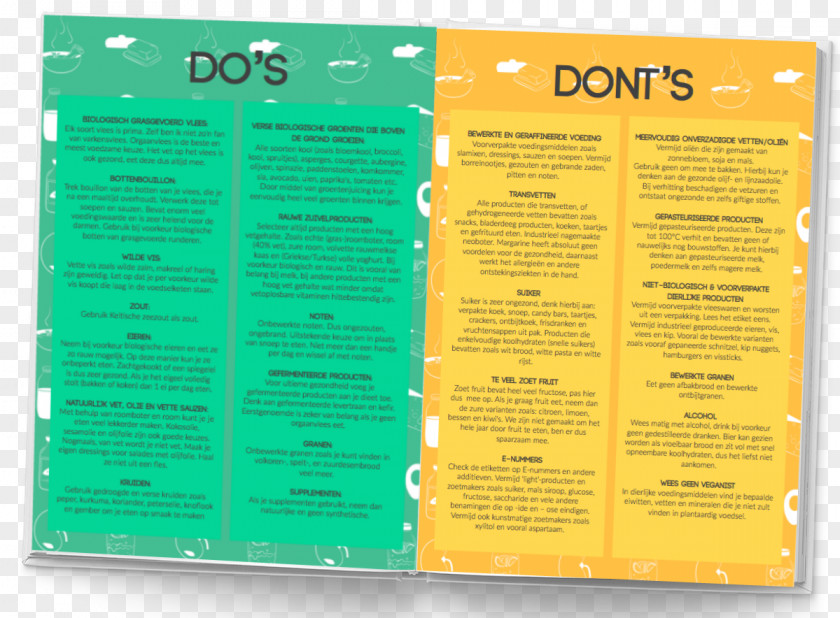 Donts Book Health Eating Diet PNG