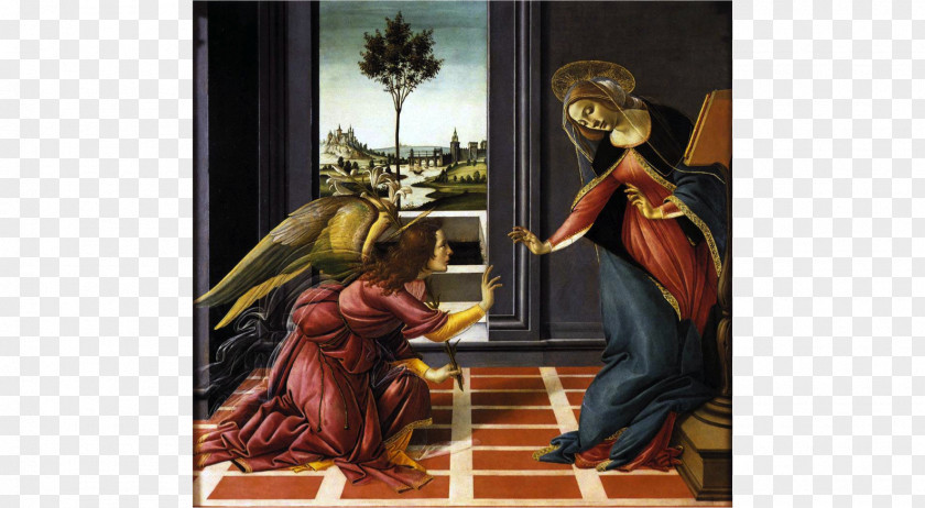 Painting Cestello Annunciation Adoration Of The Magi Madonna Magnificat PNG