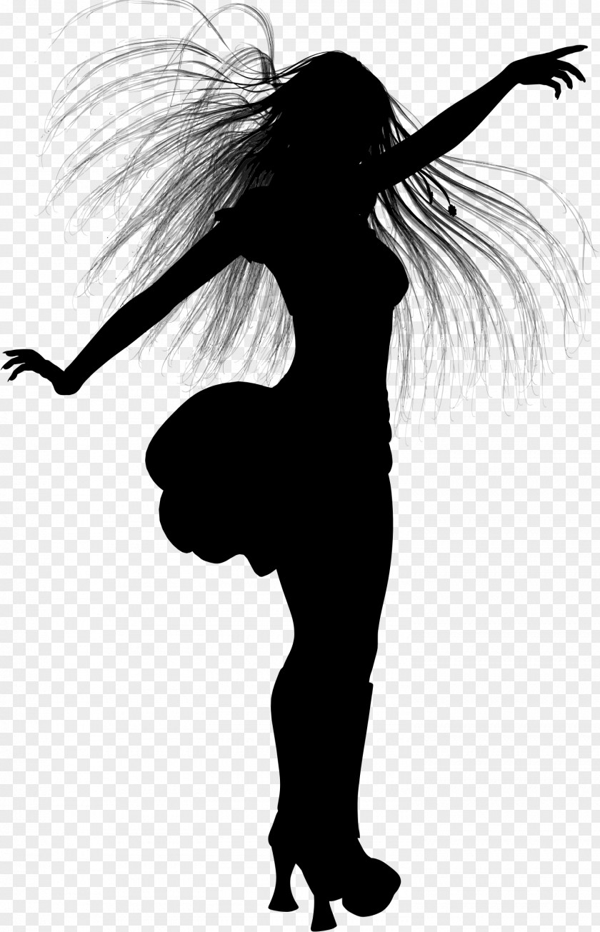 Woman Silhouette Hair Clip Art PNG
