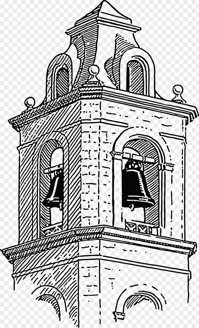 Belfry Vector Bell Tower Clip Art PNG