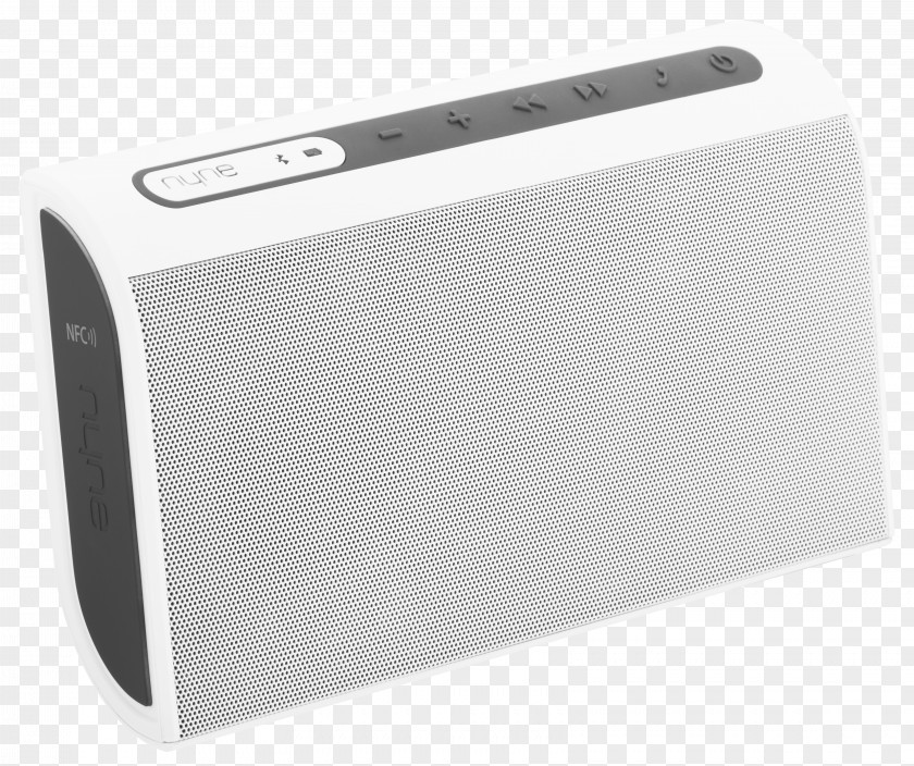 Bocina NYNE TT, Portable Bluetooth 4.0-speaker, 2200mAh Li-ion, NFC, BL/sil Loudspeaker Electronics Electronic Musical Instruments PNG