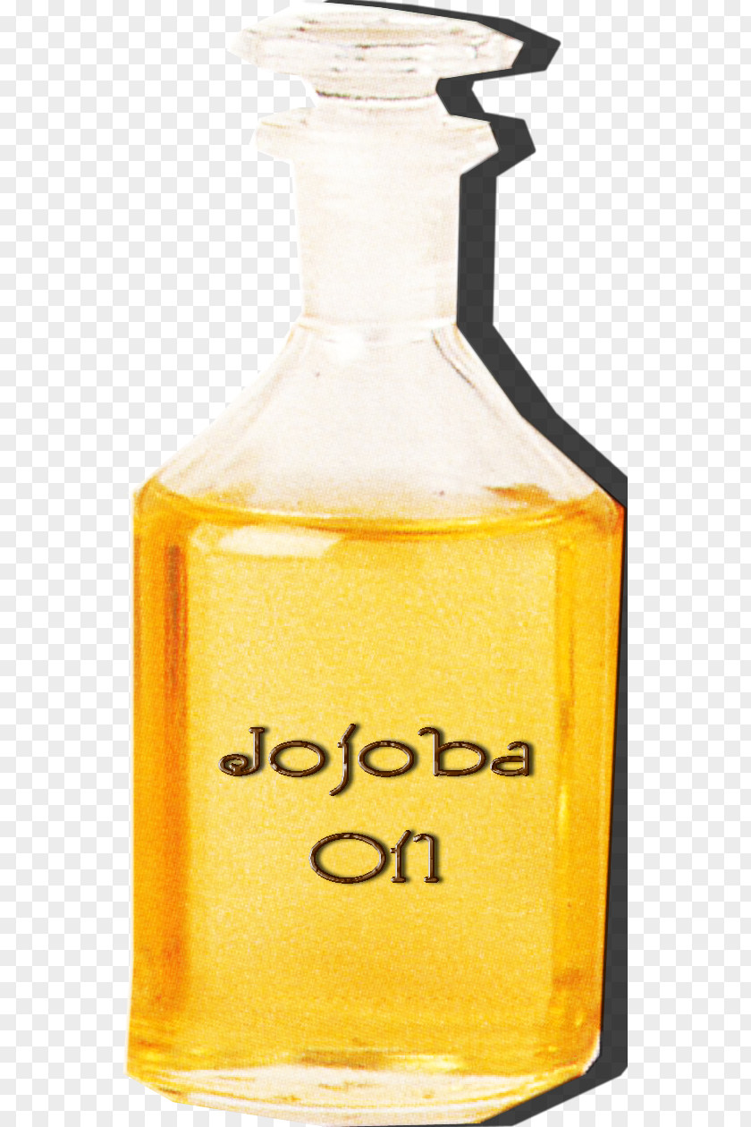Jojoba Oil Glass Bottle Perfume PNG