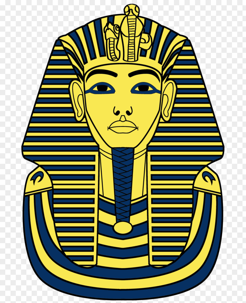 Mask Tutankhamun's Ancient Egypt Death Drawing PNG