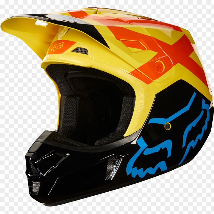 Motorcycle Helmets Fox V2 Preme MX Helmet Navy Mastar Racing Nirv PNG