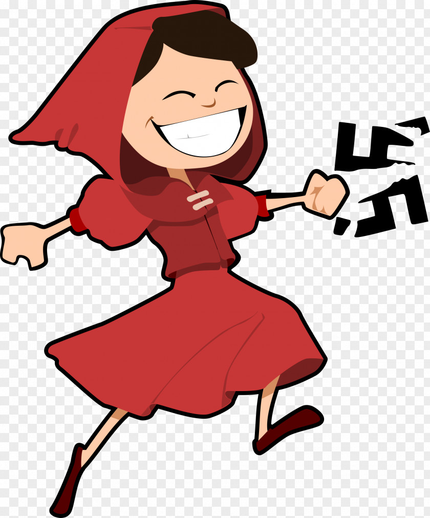 Red Riding Hood Little Big Bad Wolf Drawing Clip Art PNG