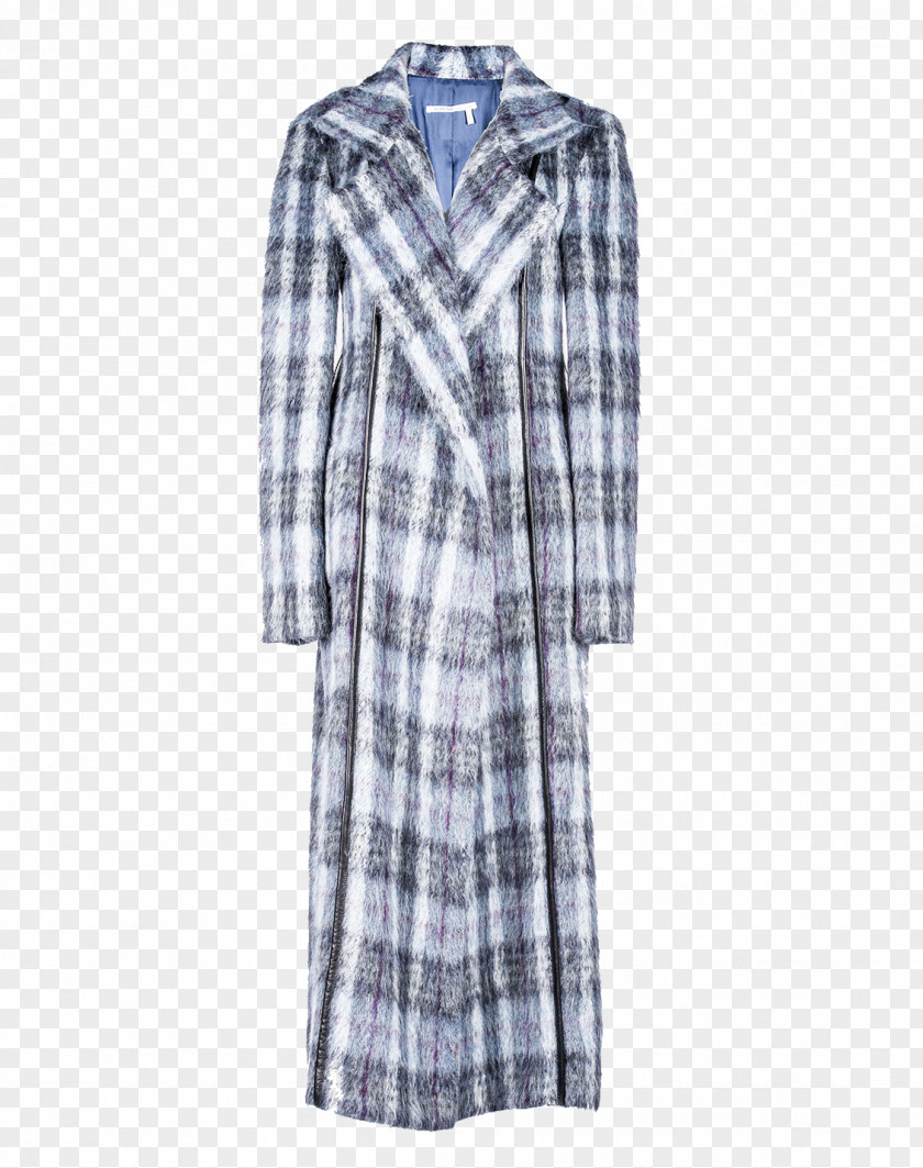 Dress Robe Tartan Sleeve Coat PNG
