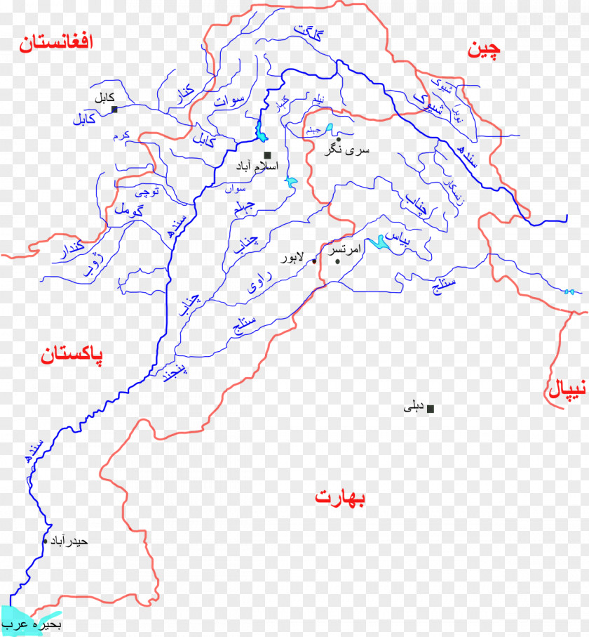 Pakistan Map Indus River Waters Treaty Gilgit-Baltistan Tibetan Plateau PNG