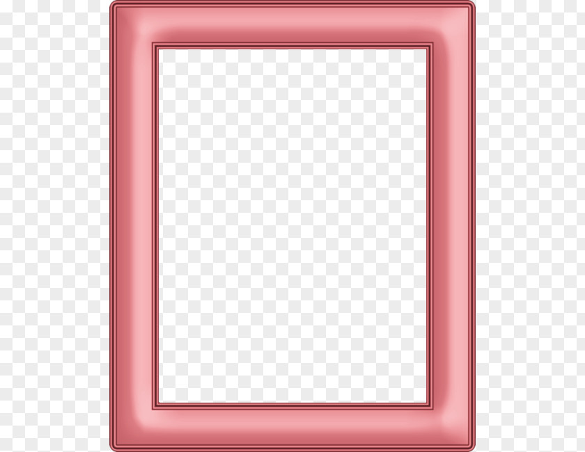 Pink Frame Wood Material PNG