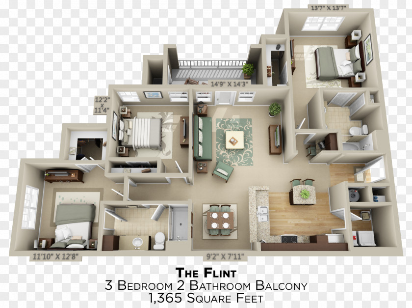 Apartment Studio House Floor Plan Section 8 PNG