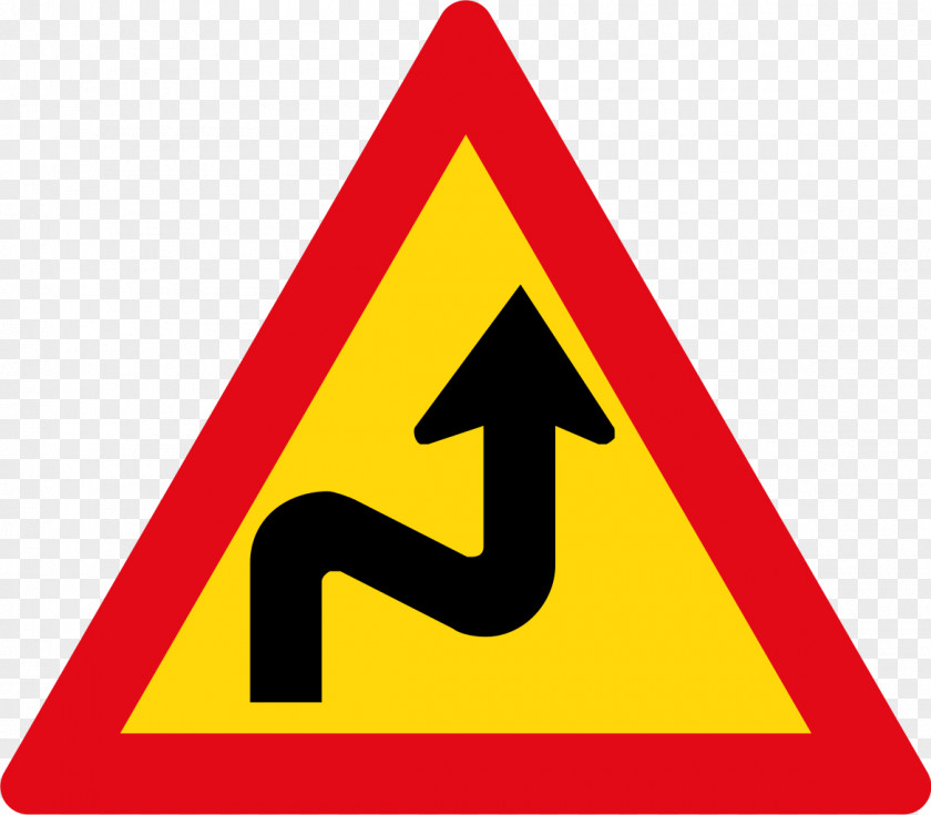 Curves Traffic Sign Car Warning Road Signs In Greece PNG