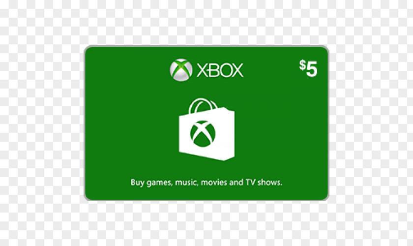 Gift Card Xbox Live 360 One PNG