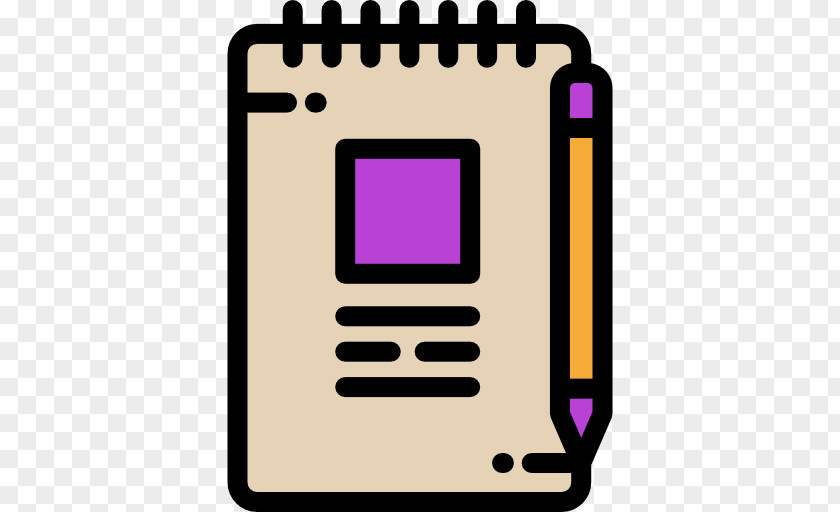 Notepad Icon Design In 365 Days Telephony Product PNG