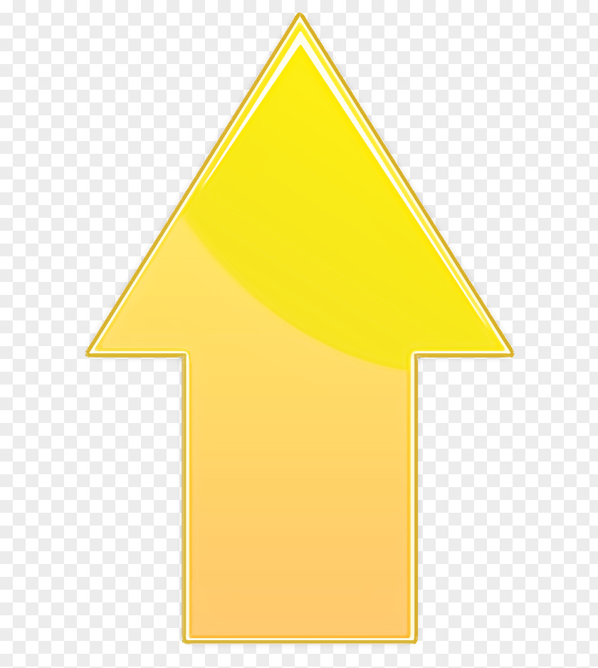 Paper Product Signage Yellow Triangle PNG