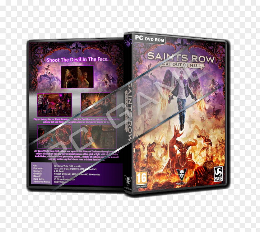 Saints Row Gat Out Of Hell Row: Xbox 360 Amped: Freestyle Snowboarding DVD-ROM STXE6FIN GR EUR PNG
