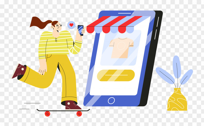 Shopping Mobile Business PNG