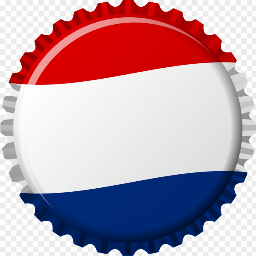 Vector Painted Beer Bottle Soft Drink Cola Cap PNG