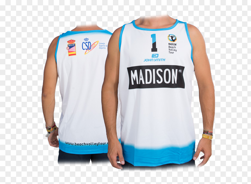 Beach Volley T-shirt Sleeveless Shirt Gilets Madison Avenue PNG