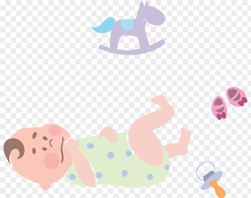 Cartoon Baby Infant Clip Art PNG