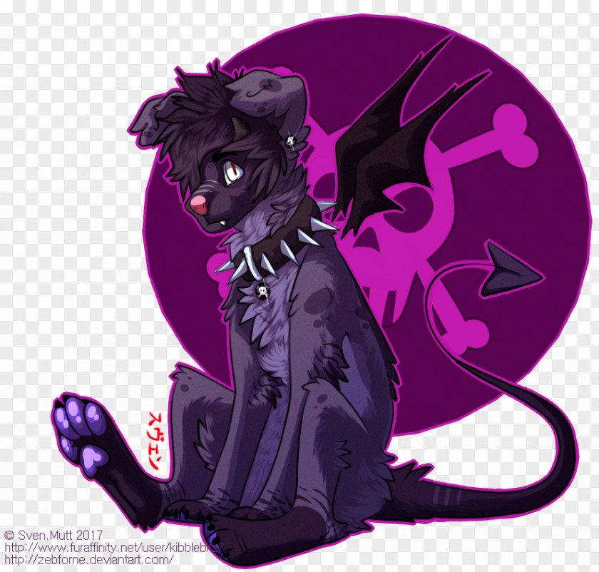 Cat Black Whiskers Dog Demon PNG