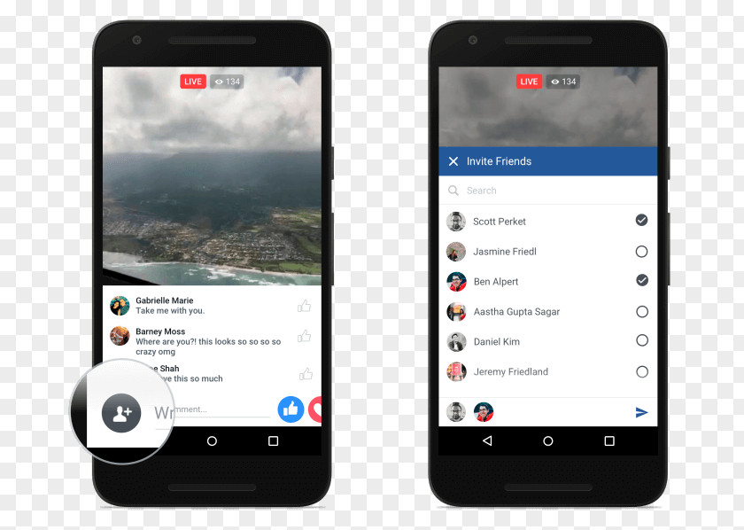 Facebook Live Android Streaming Media Broadcasting PNG