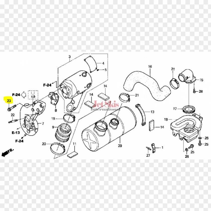 Honda Flange Car Bolt Exhaust System PNG