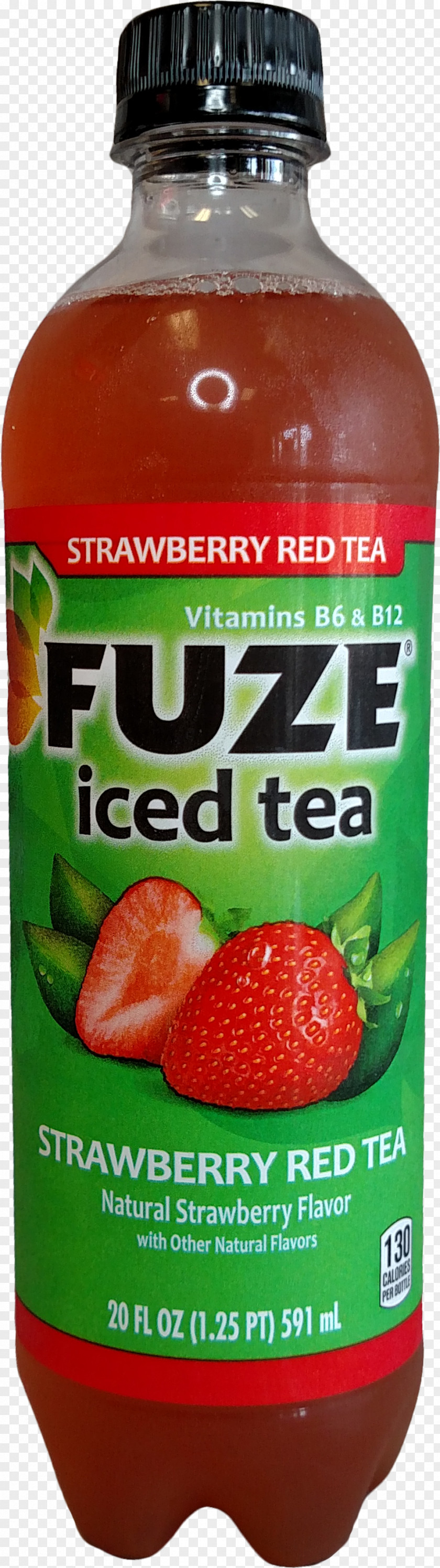 Iced Lemon Tea Strawberry Fuze Beverage Food PNG