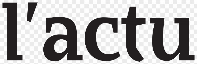 L'Actu Logo Newspaper Magazine PNG