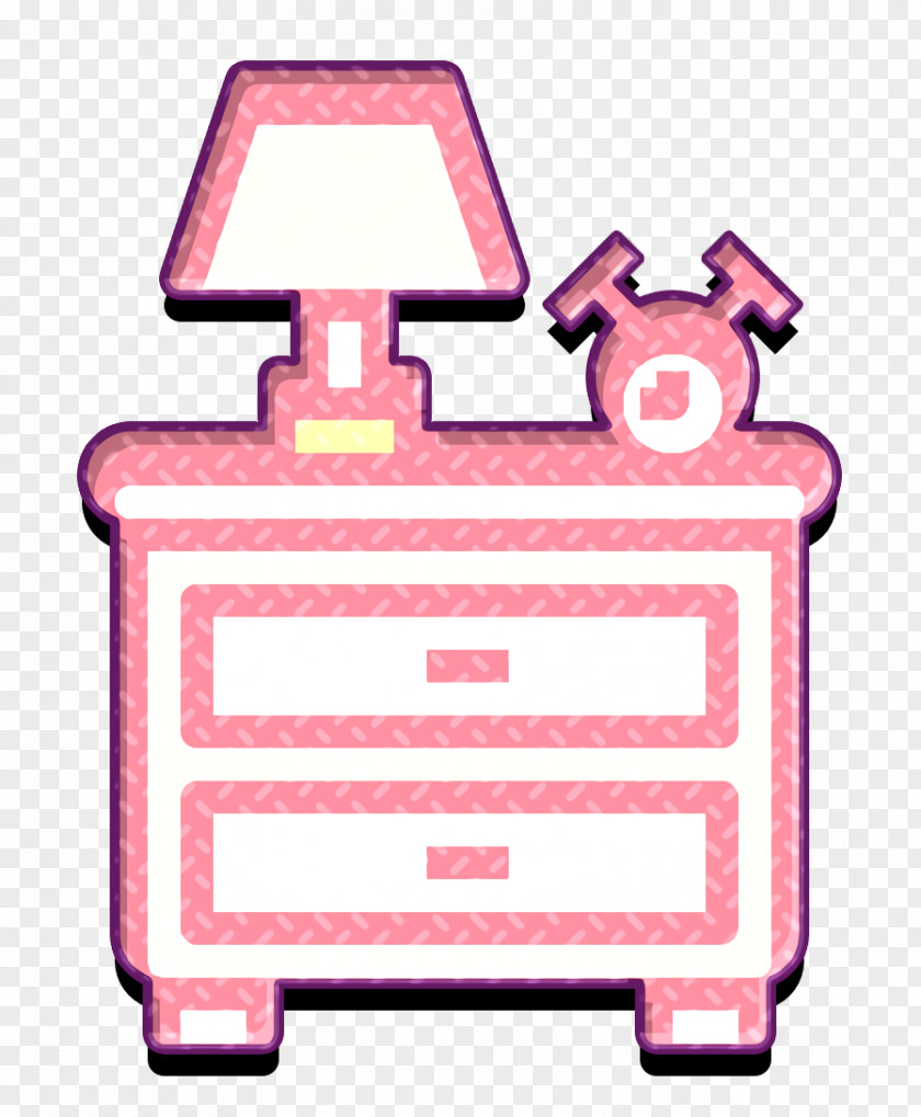 Nightstand Icon Home Equipment PNG