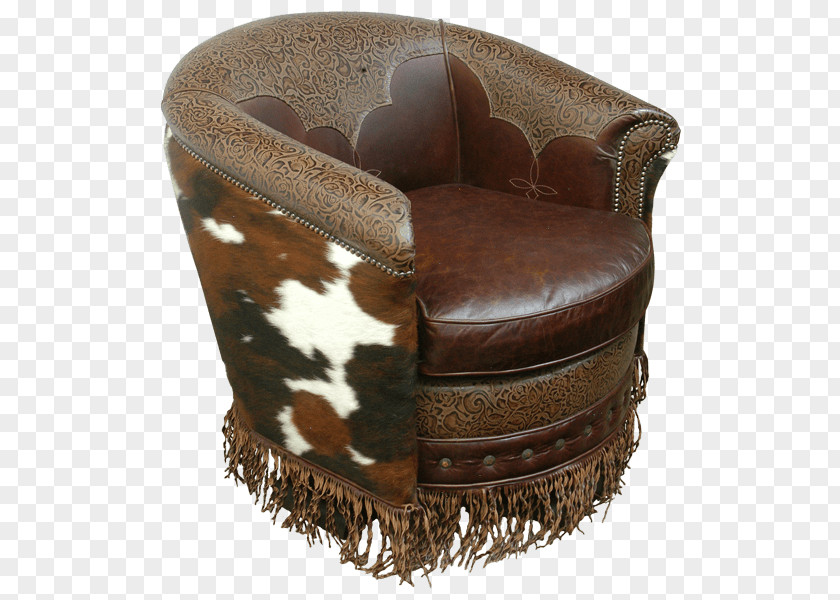 Practical Wooden Tub Chair Leather PNG