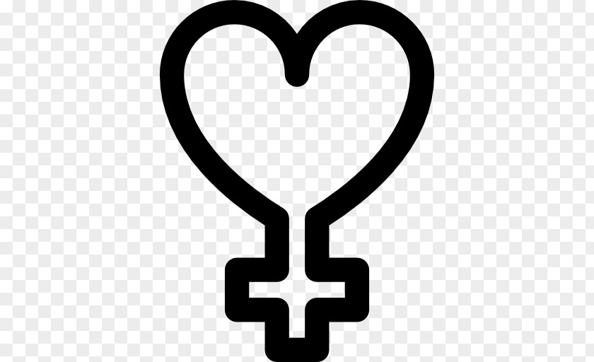 Symbol Sign Woman Símbolo De Venus Heart PNG