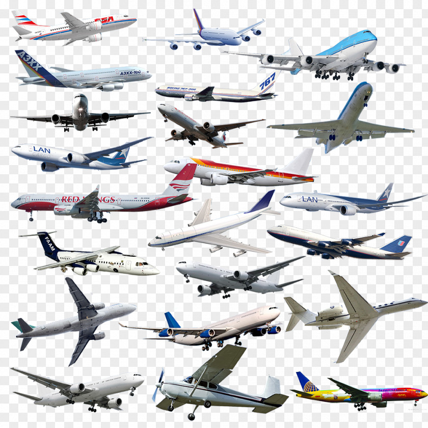 Aircraft Collection Airplane Aviation Clip Art PNG