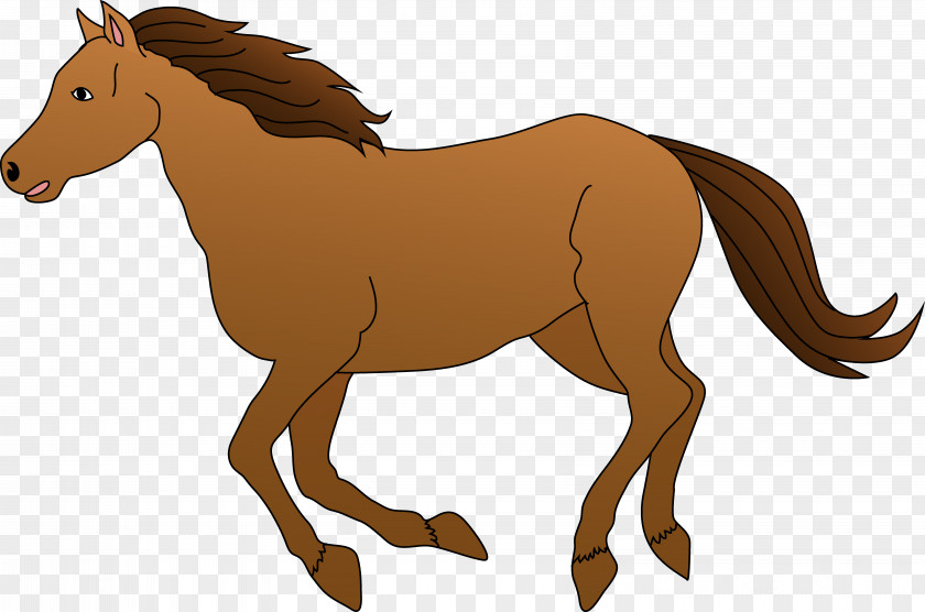 Brown Cliparts American Quarter Horse Mustang Stallion Pony Clip Art PNG