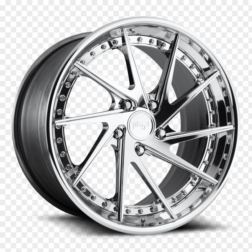 Brushed Gold Alloy Wheel Car Forging Rim PNG