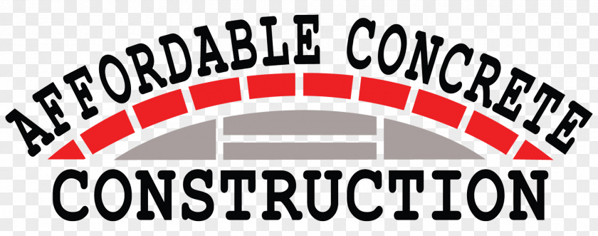 Concrete Affordable Construction LLC Architectural Engineering Brick Logo PNG