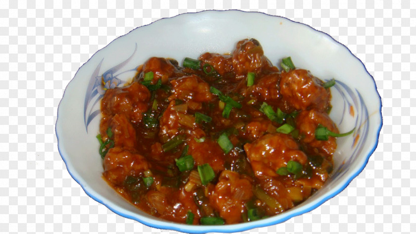 Fried Chicken Gobi Manchurian Indian Chinese Cuisine Rice Pav Bhaji PNG