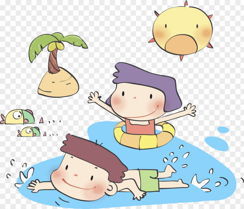 Men And Women In Swimming Photography Clip Art PNG