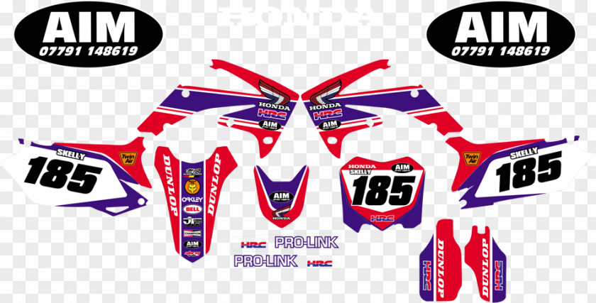 Motocross Race Promotion Honda CRF250L CR-V Logo Car PNG