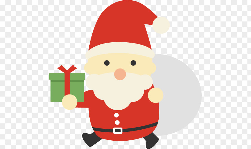 Santa Claus Christmas Day Reindeer Illustration Tree PNG