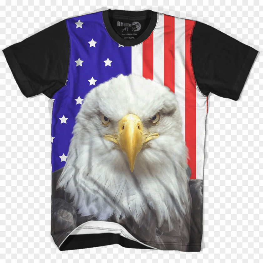 T-shirt Bald Eagle United States White Trash PNG