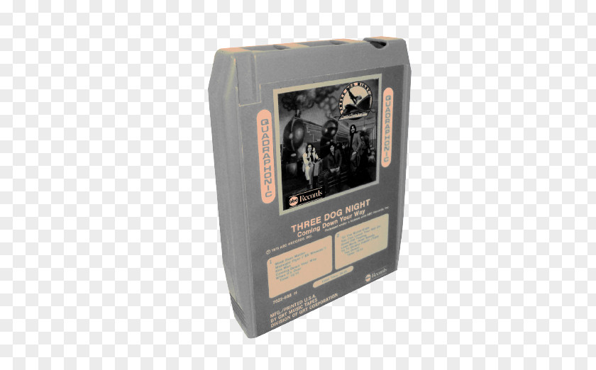 Venerable 8-track Tape Compact Cassette Magnetic Quadraphonic Sound Recorder PNG