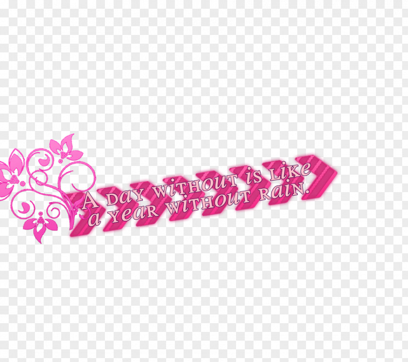 Year Without Rain Pink M Body Jewellery Font PNG