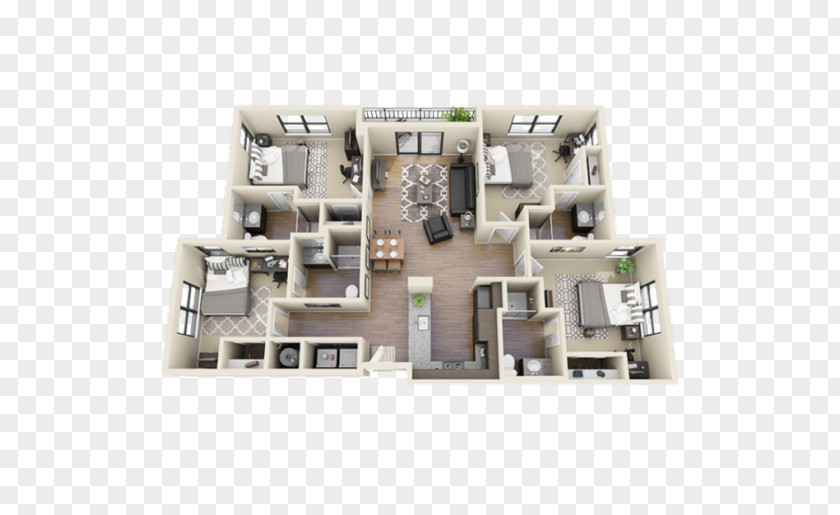 Apartment Floor Plan The Flats At West Village PNG