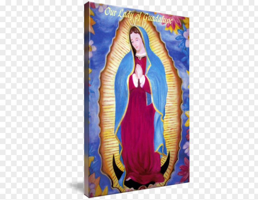 Our Lady Of Guadalupe Modern Art Painting Character Picture Frames PNG