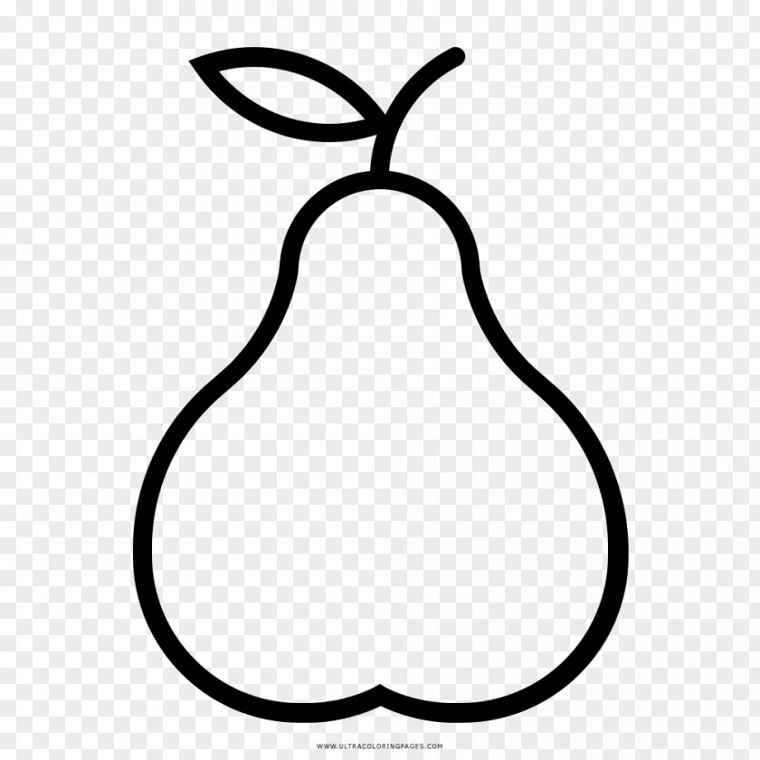 Pear Drawing Coloring Book Line Art Clip PNG